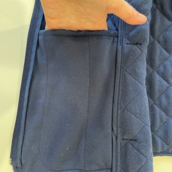 Van Heusen Royal Blue Vest with High Collar and Pockets ~ Size Medium ~ NEW - Picture 10 of 16